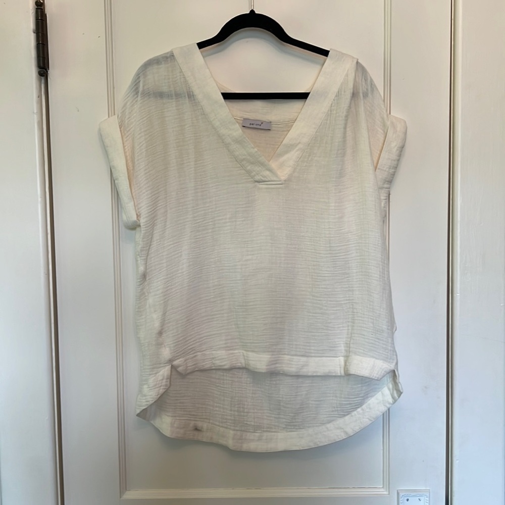 White per una cotton shirt